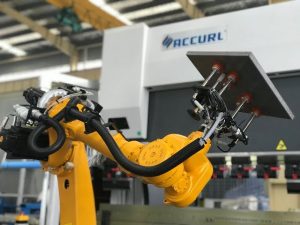 Robotic կռում բջջային համակարգ ավտոմատ ռոբոտների համար սեղմել թանաքով մետաղից