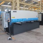 QC12Y թերթիկի մետաղյա ափսեի ճոճվող լիսեռ հիդրավլիկ խուզող մեքենա